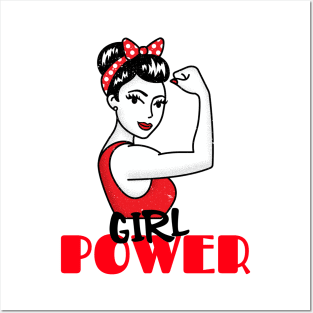 Vintage Girl Power - Strong Empowered Biblical Girls and Women Posters and Art